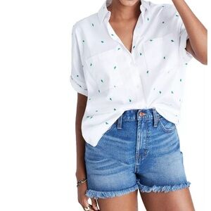 MADEWELL Women's CACTUS 🌵embroidered top